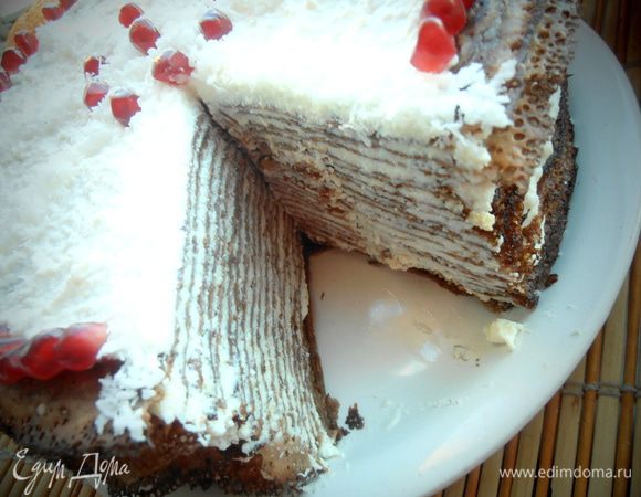 Отрезаем острым ножом кусочек...