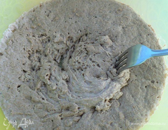 на следующий день закваска выглядела так..