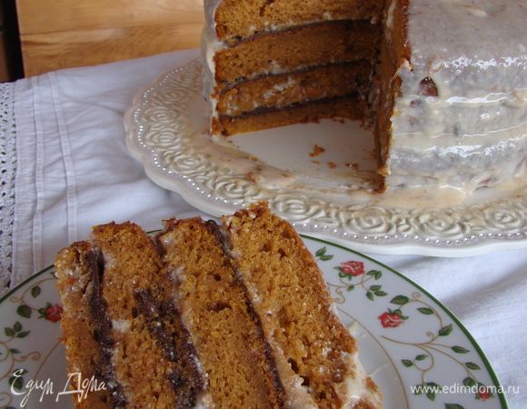 Поставить на пару часов в холодильник. Приятного аппетита!