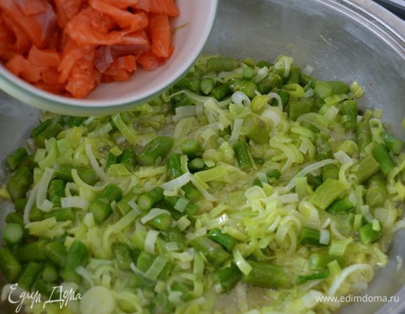 И  добавить к овощам. 