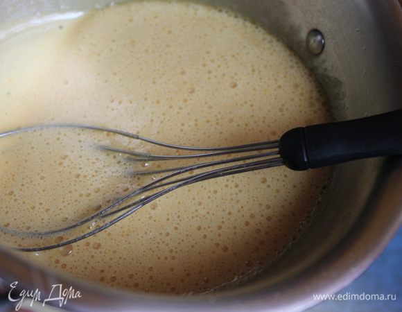 Такое получилось у меня жидкое тесто...