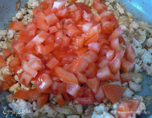 добавляем помидор