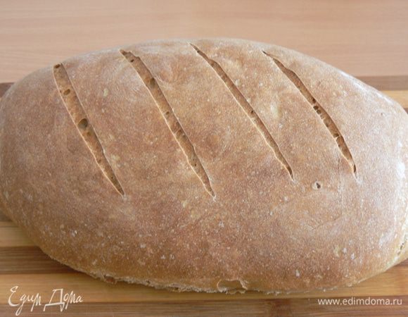 выпекаем при 230 гр. 10мин с паром, затем 210 гр. без пара до готовности, всего 35-45 мин.