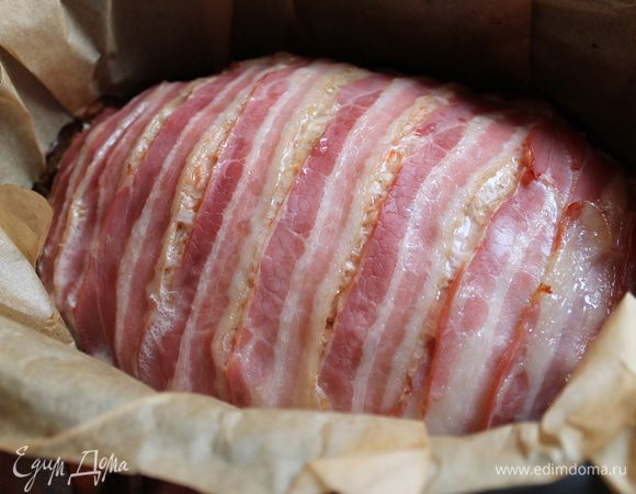 я подержала подольше чем 45, ориентируйтесь по своей духовке. сок будет потом выделятся в форме, но не страшно, его можно использовать  для соуса.