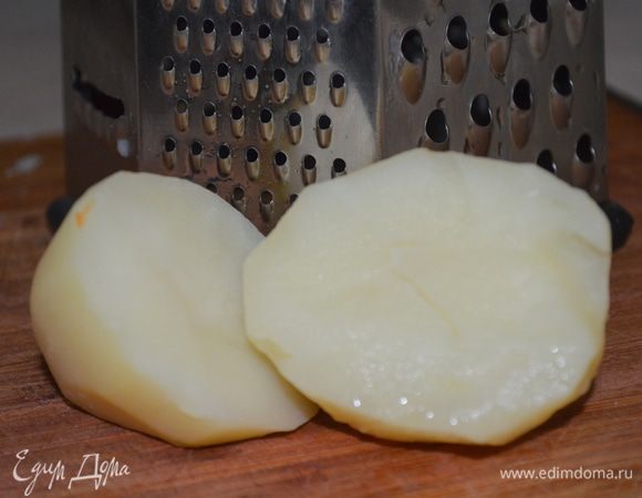 картофель натереть на мелкой терке