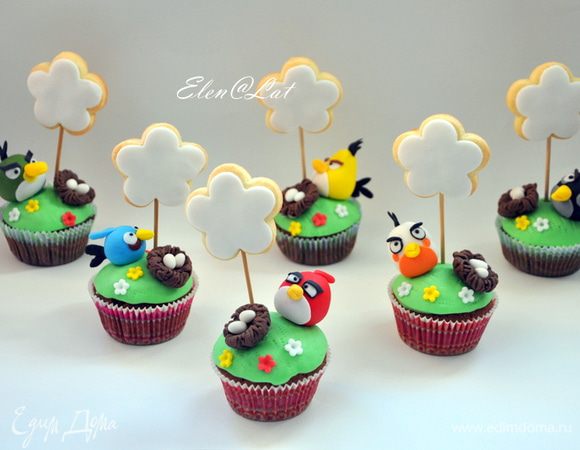 А можно украсить так:  http://www.edimdoma.ru/posts/4223 - здесь МК по птичкам