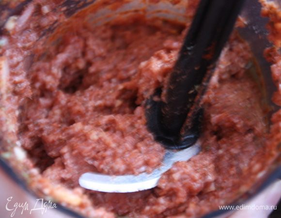 до однородной массы.