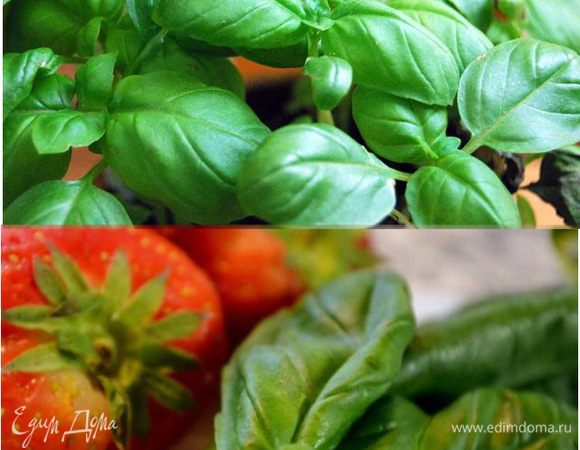 В керамической мисочке в равных частях смешиваем соусы, добавляем немного соли, перца и 1 ч.л. меда. Все хорошенько перемешать. Отправляем в соус порезанную клубнику . Перемешивать не стоит , поскольку  клубника  превратится в кашу. На сковороде с небольшим количеством масла подсушиваем гренки с обеих сторон. В каждый кусочек хамона или ветчины заворачиваем ломтик любимого сыра.

