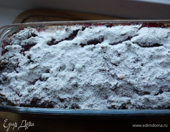 Готовую остуженную запеканку посыпаем сахарной пудрой. Приятного аппетита!!!
