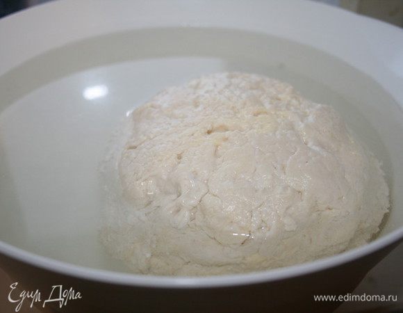 Итак тесто готово,оно всплыло)