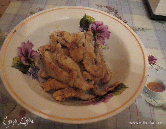 А это жареная икра и молока.