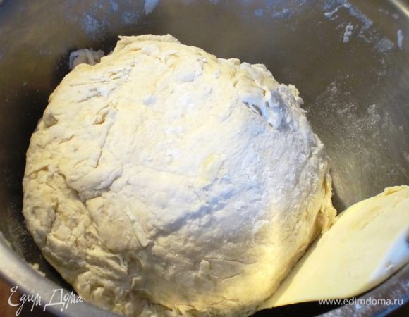 Как только мука впитает всю жидкость......