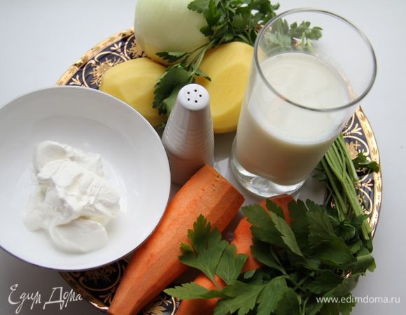 Приготовьте все необходимые продукты.