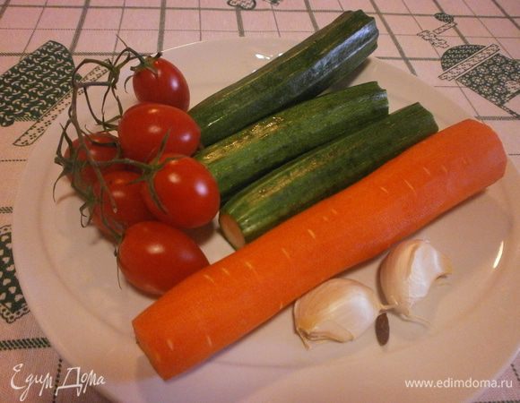 Набор продуктов для гарнира.