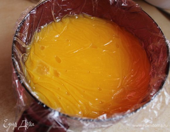 Закрываем пленкой и убираем, даем остыть хорошо.