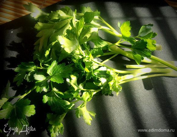 В пюре по желанию можно добавить любую зелень.