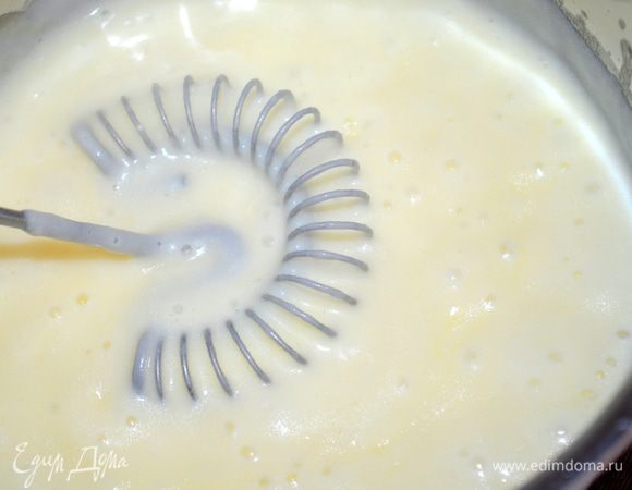 варим примерно 3-5 минут после закипания, на среднем огне. Смесь должна загустеть 