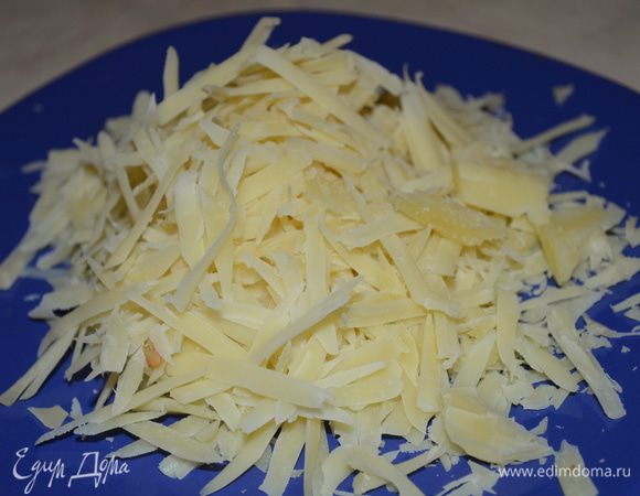 сыр натереть на крупной терке