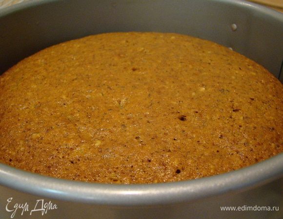 Делим на 2 порции. Форма 22-23 см, пергамент, масло. Выпекаем 45-50 минут при температуре 175"С