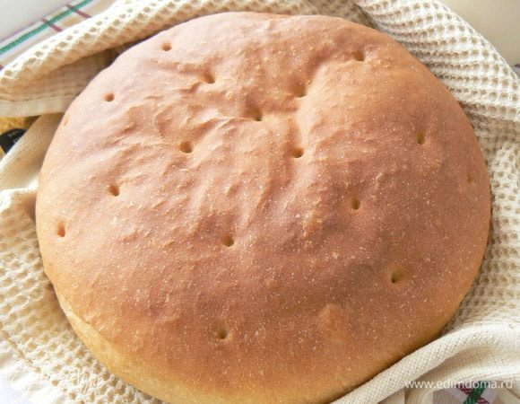 Выпечка при 235 гр. в течении 5-7 мин. с паром, затем при 195 гр. без пара, минут 30-35