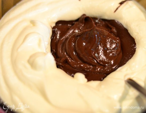 Шоколадное мороженое.