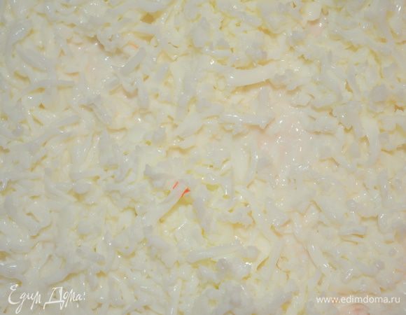 на мусс кладем белки 