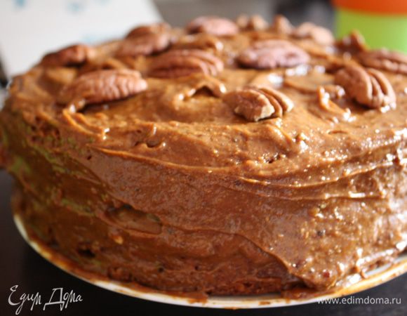 Убираем бортики и смазываем оставшимся кремом!!!