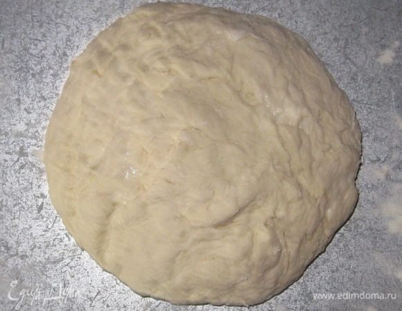 Обмять руками. 