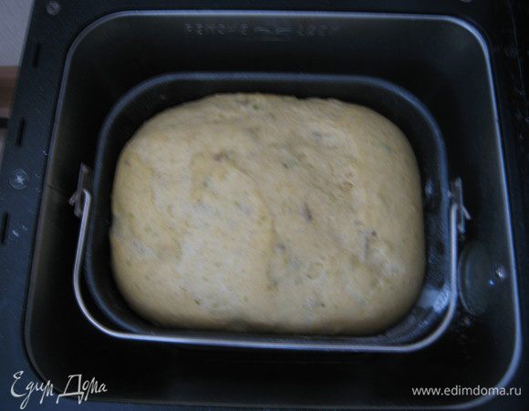  Вот так тесто поднялось после 1,5 часов 