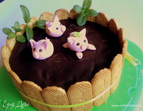 И украсить ими торт. Приятного аппетита!