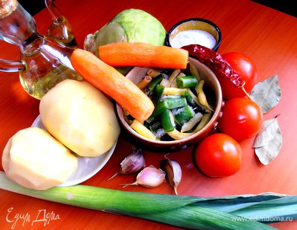 Продукты...Также можно добавить кабачок (цукини),зелёный горошек,брюссельскую или цветную капусту...