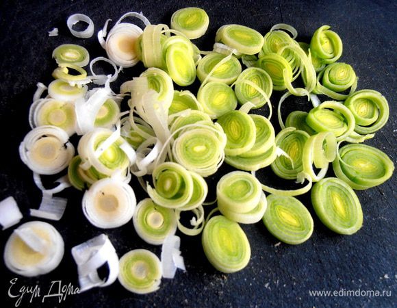 И,наконец,мой любимый порей... третий рецепт подряд я его рекламирую)))