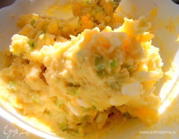 В итоге такая начинка получилась! Она такая вкусная,что можно подавать её,как оригинальный гарнир!