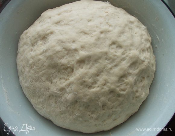Тесто должно подняться вдвое.