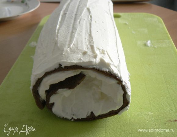 намазать кремом,