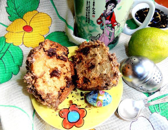 Присоединяйтесь к чаепитию,кто любит мягкие фруктовые кексы с хрустящей верхушечкой!!! Они очень вкусные и совсем не приторные!!!