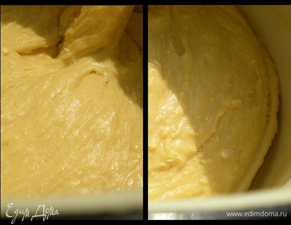 Тесто должно быть не очень густое, но хорошо вымешенным и свободно отставать от стенок посуды и рук. Накрыть и поставить в теплое место. 



