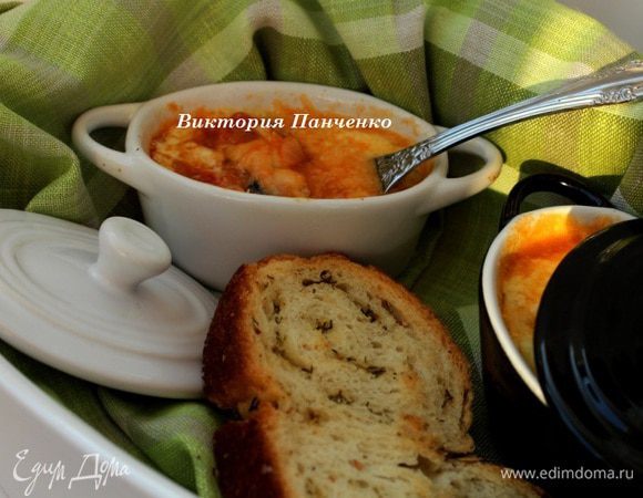 Запекать  в разогретой до 190 °С духовке до золотистой корочки. (10-12 мин.). Вon appetit!!!!!!!!!!!!!!