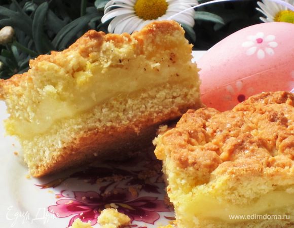 Выпекать в разогретой до 190 °С духовке 40 минут. Остудить на решётке. Приятного аппетита:)