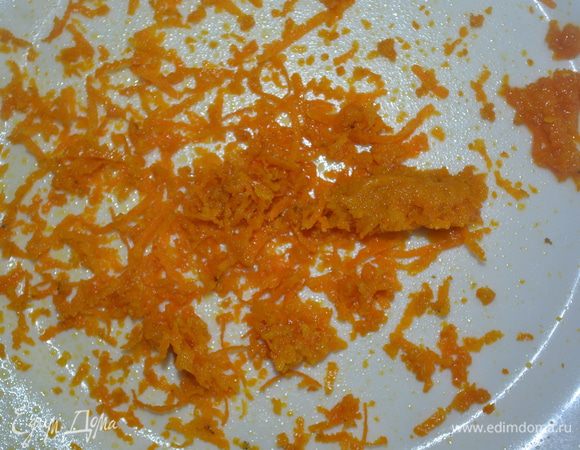 с апельсина натереть цедру