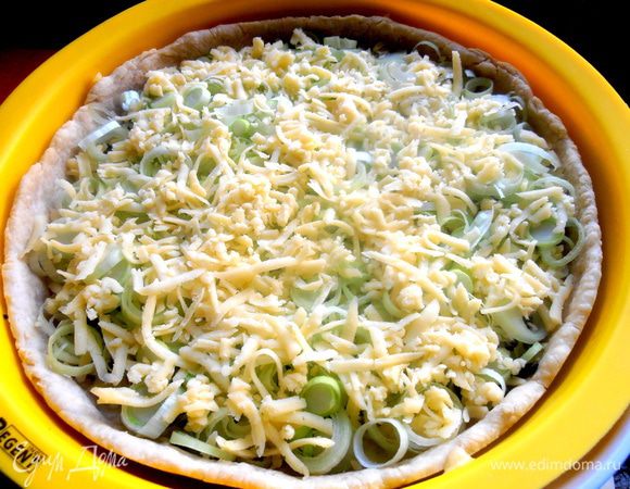 И сверху остальной сыр...