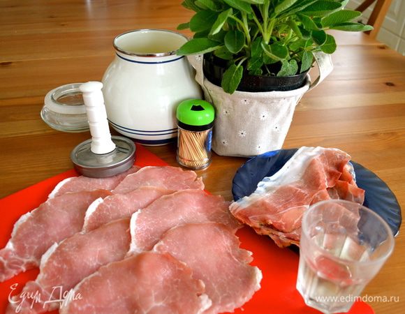 Необходимый нам набор продуктов.