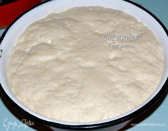 Вот так у меня поднялась опара))