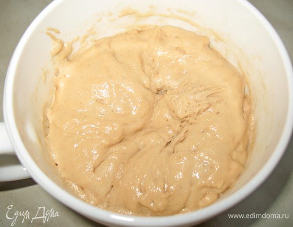 Наша опара поднялась. 