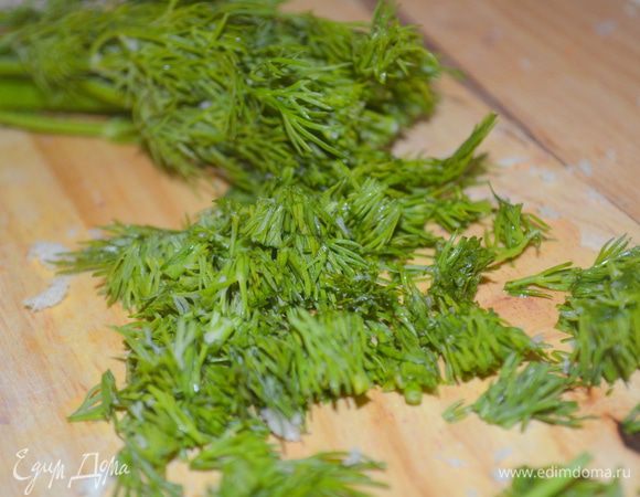 зелень нарубить