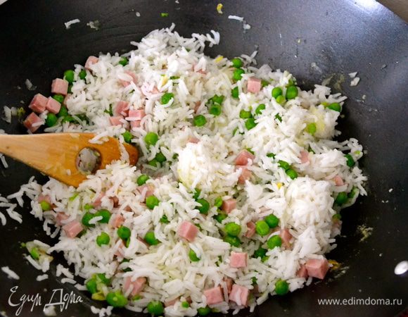 Добавить к этой смеси рис... 