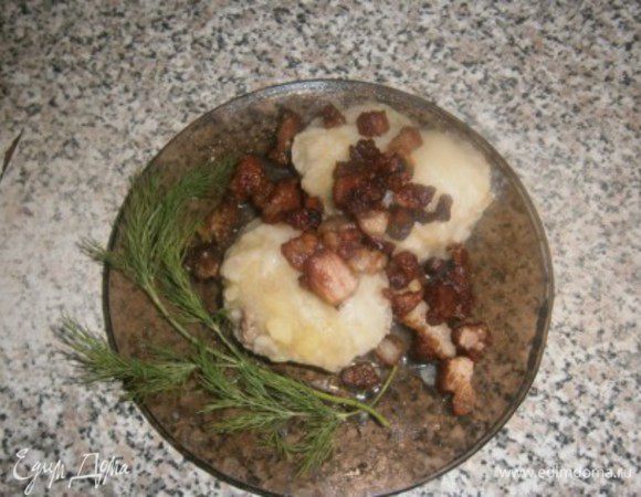 готово) поверх цеппелин - шкварки