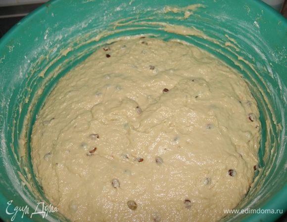 Получится вот такое тесто