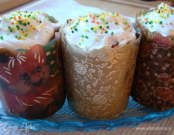 Украшаем глазурью (белок+сахарная пудра). СО СВЕТЛЫМ ПРАЗДНИКОМ ПАСХИ!