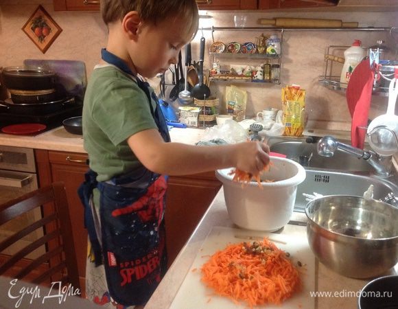 Все добавить в тесто